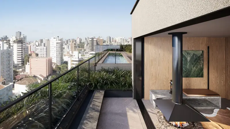 Rooftop com vista